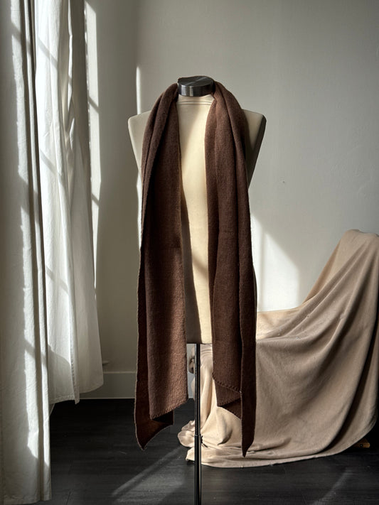 Tina Classic Ultra Soft Scarf In Mocha