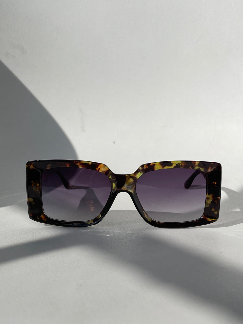 Celine Classic Square Sunglasses In Green Tortoise