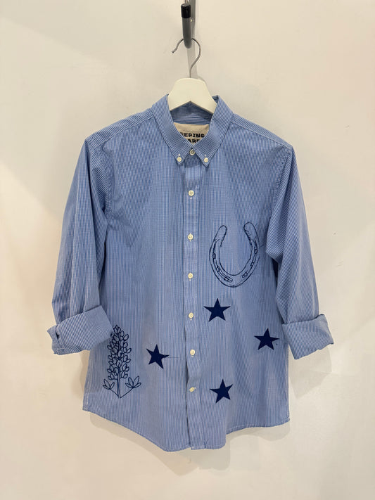 Jaxson Handcrafted Embroidered Button Down