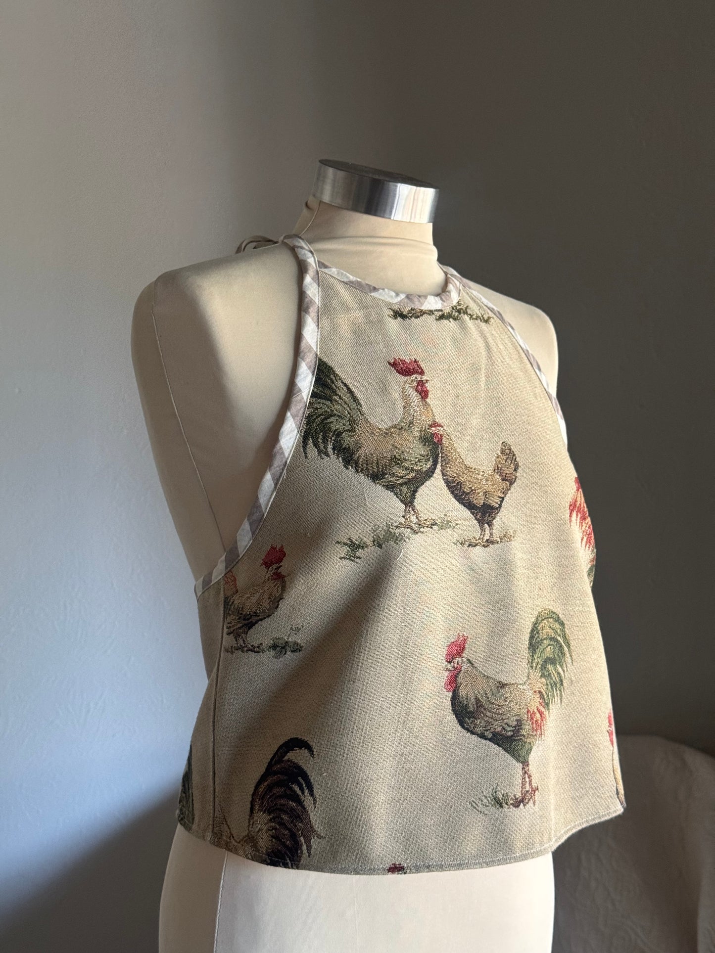 Brenda Handcrafted Vintage Tapestry Halter Top