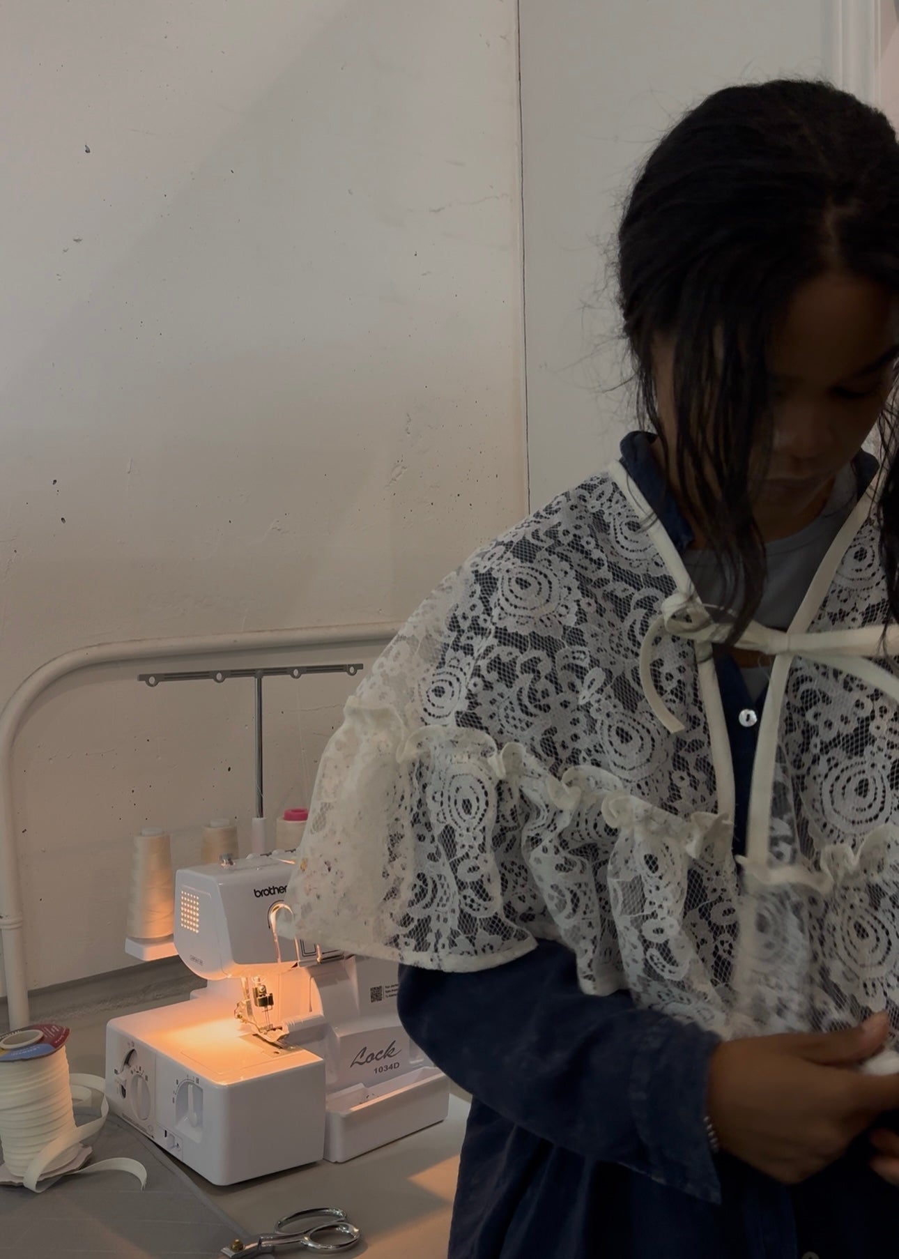 Jernigan Handcrafted Vintage Lace Cape