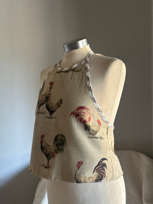 Brenda Handcrafted Vintage Tapestry Halter Top
