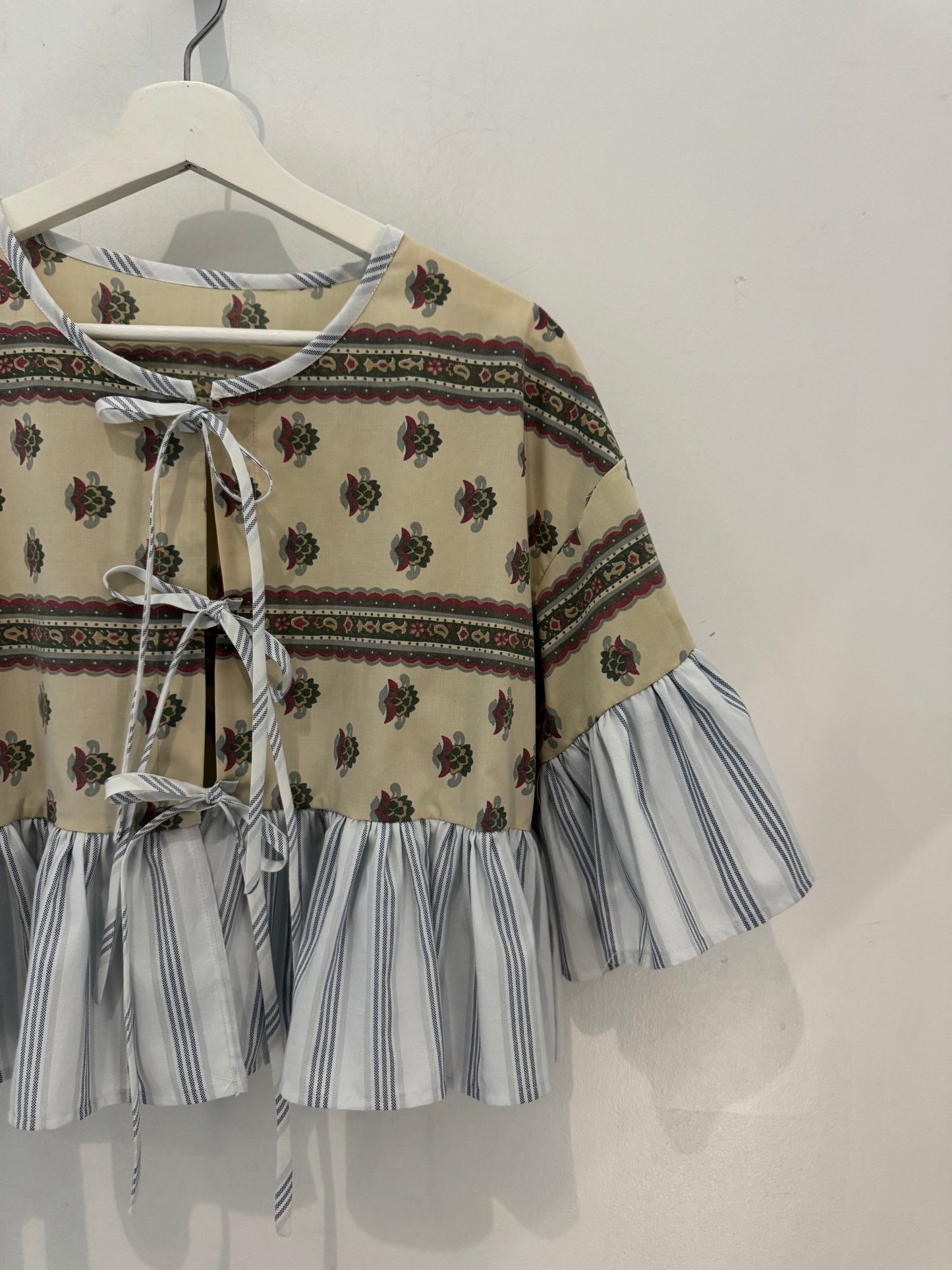 Joycie Vintage Handcrafted Ruffle Top