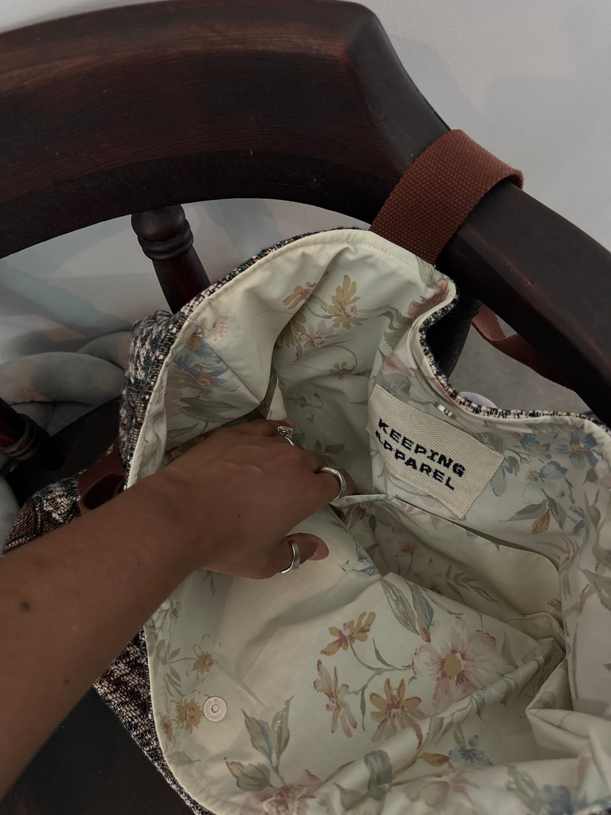 Haselden Handcrafted Hat Holder Tote Bag