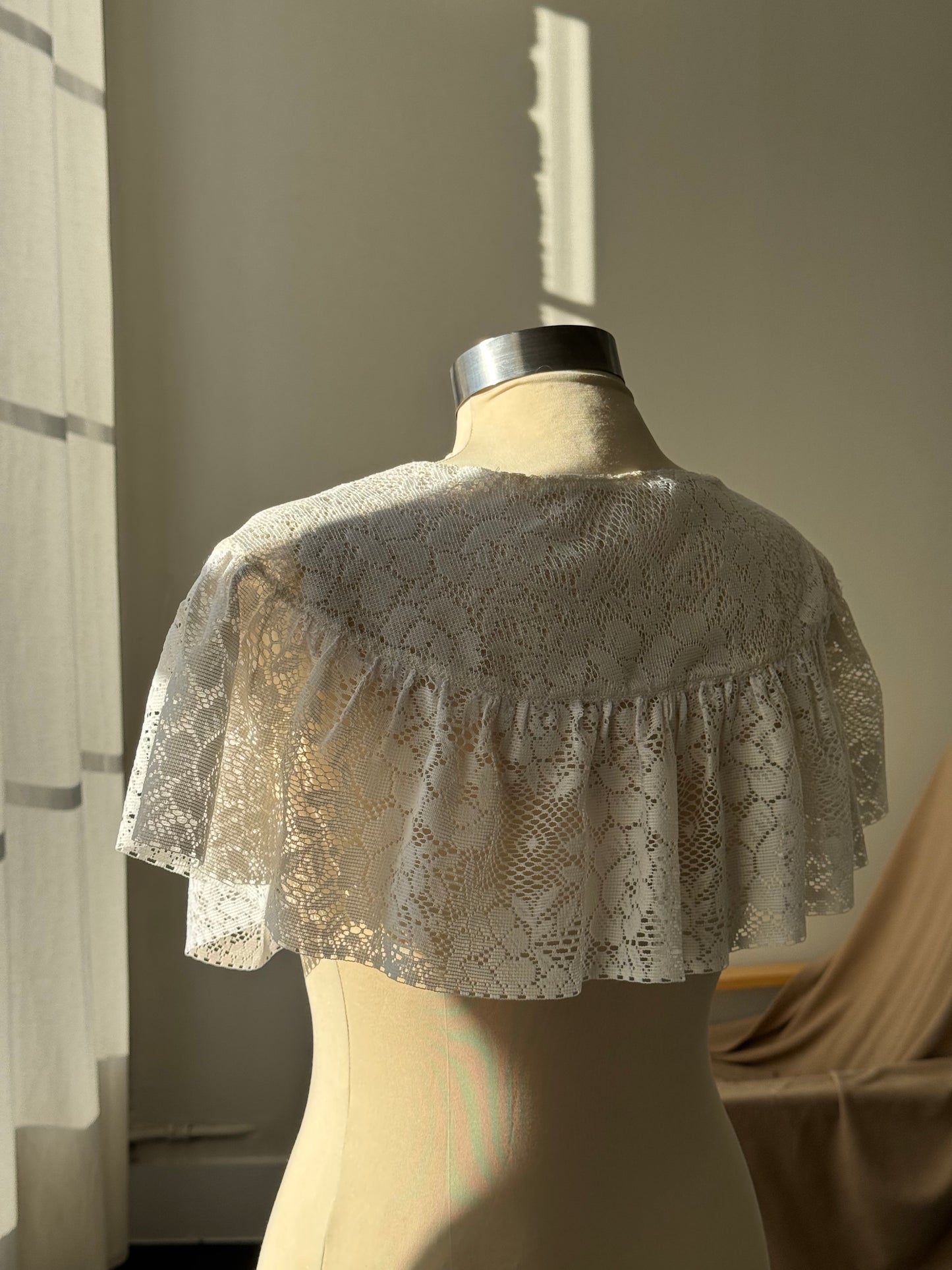 Jernigan Handcrafted Vintage Lace Capelet