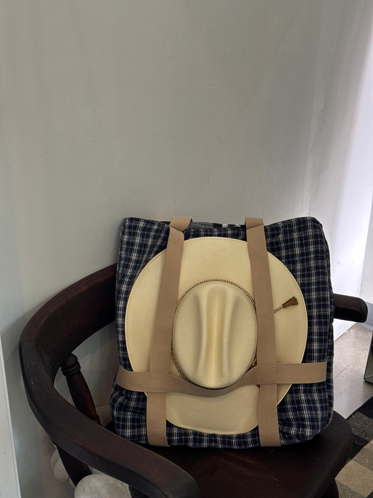 Haselden Handcrafted Hat Holder Tote Bag