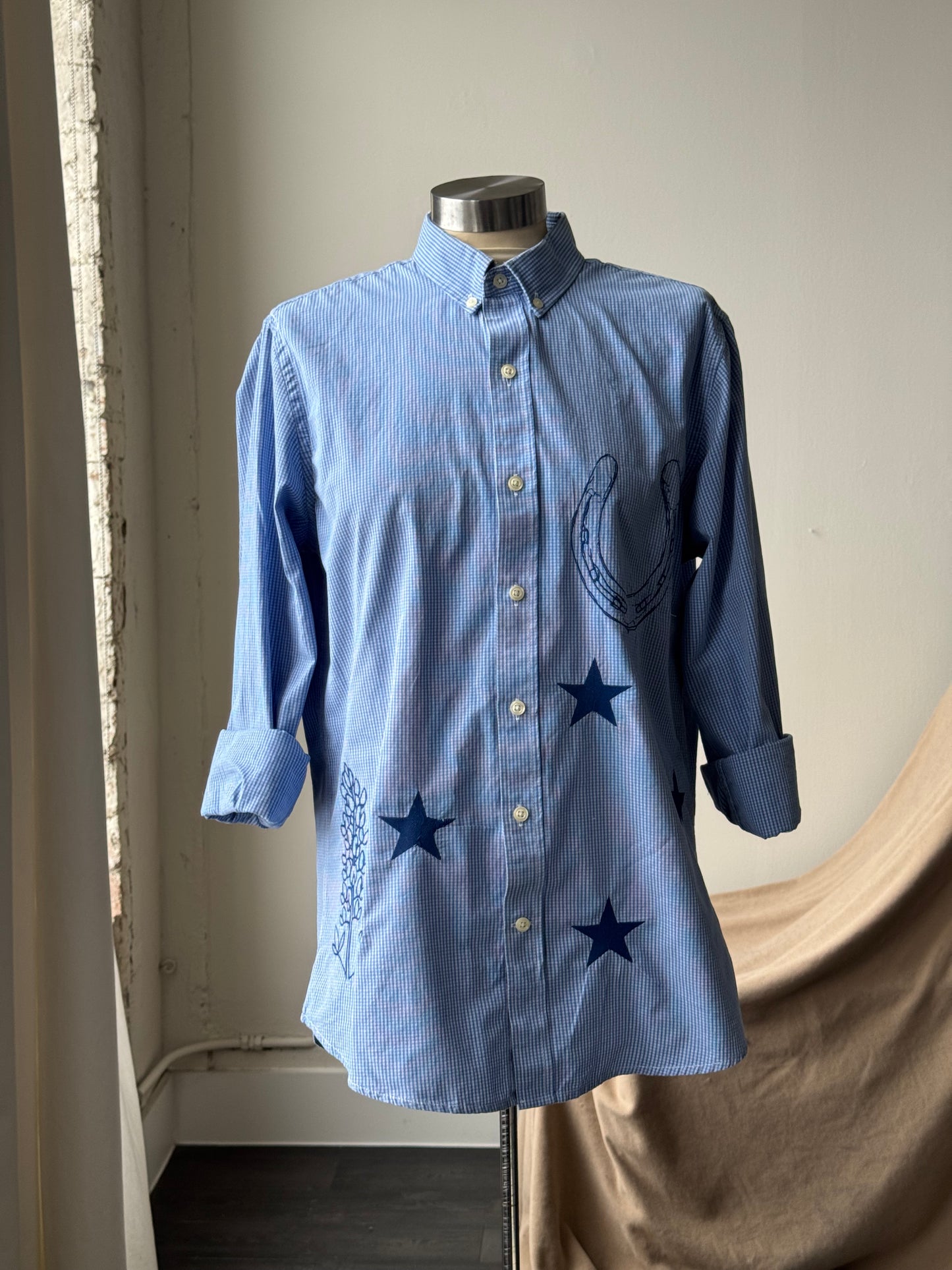 Jaxson Handcrafted Embroidered Button Down