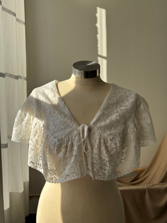 Jernigan Handcrafted Vintage Lace Capelet