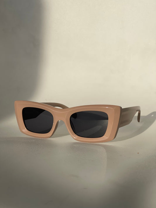 Paisley Retro Cut Sunglasses In Malt ￼