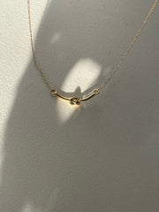 Forget Me Knot 18K Gold Plated Necklace