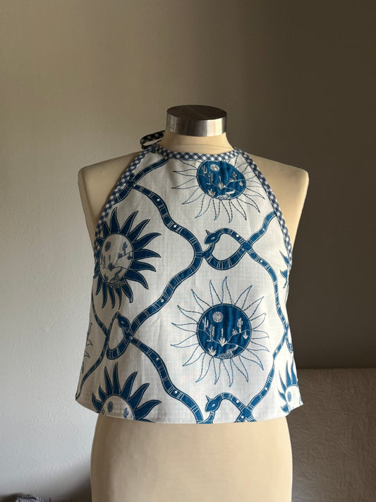Brenda Handcrafted Embroidered Halter Top