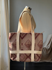 Manga Handcrafted Small Hat Holder Tote Bag