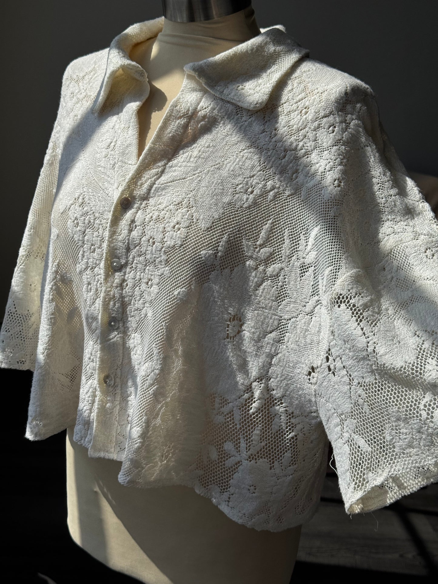 Judy Handcrafted Vintage Button Down In Natural