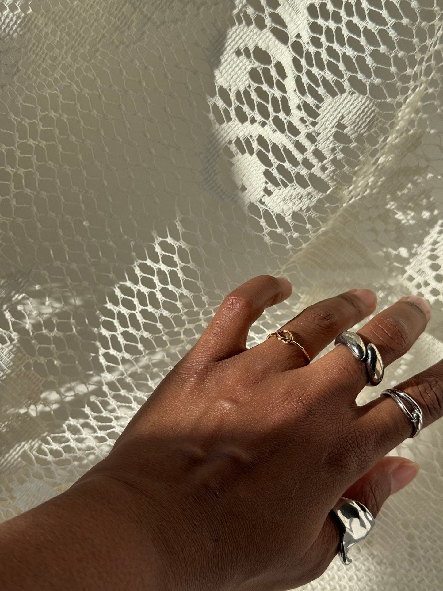 Forney Forgot Me Knot Ring In Gold￼ ￼