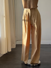 Randy Cotton & Linen Pants In Natural