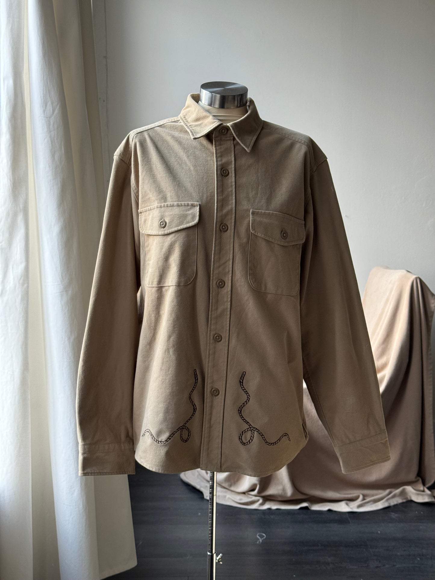 Jaxson Handcrafted Embroidered Shacket