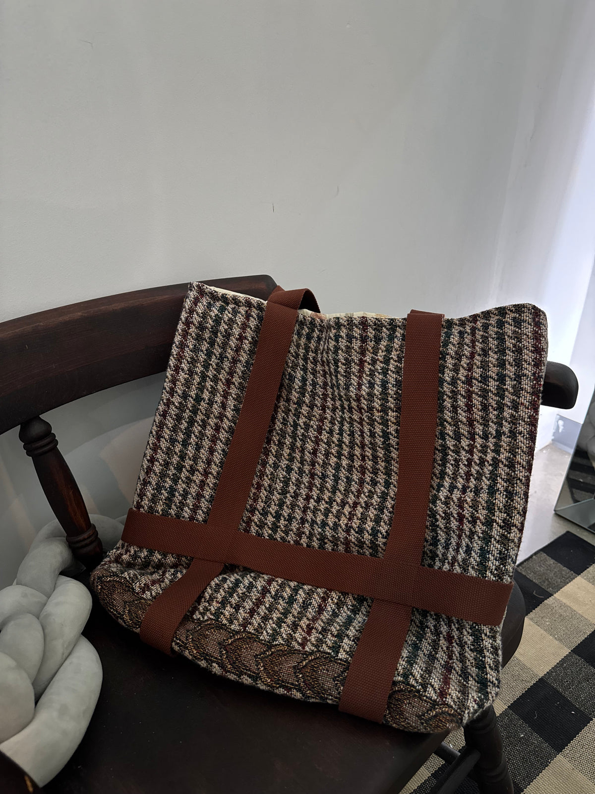 Haselden Handcrafted Hat Holder Tote Bag