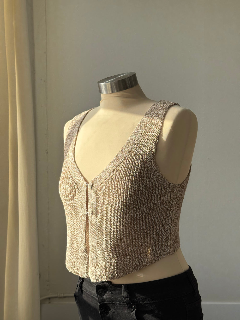 Reagan Vest In Oatmeal