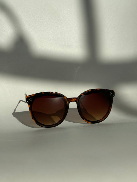 Priscilla Tri Sunglasses In Tortoise