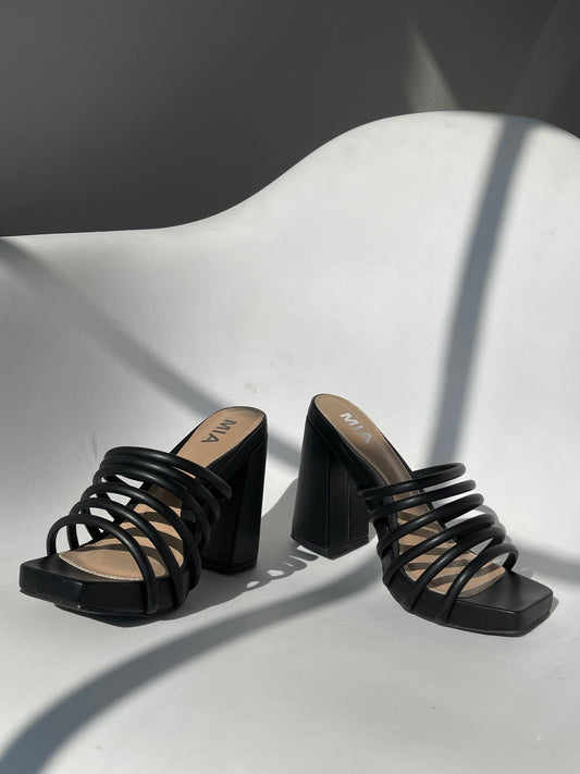 Melissa ￼Slink Strap Platform Sandal In Black