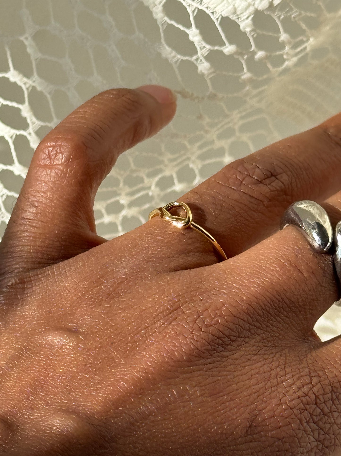 Forney Forgot Me Knot Ring In Gold￼ ￼