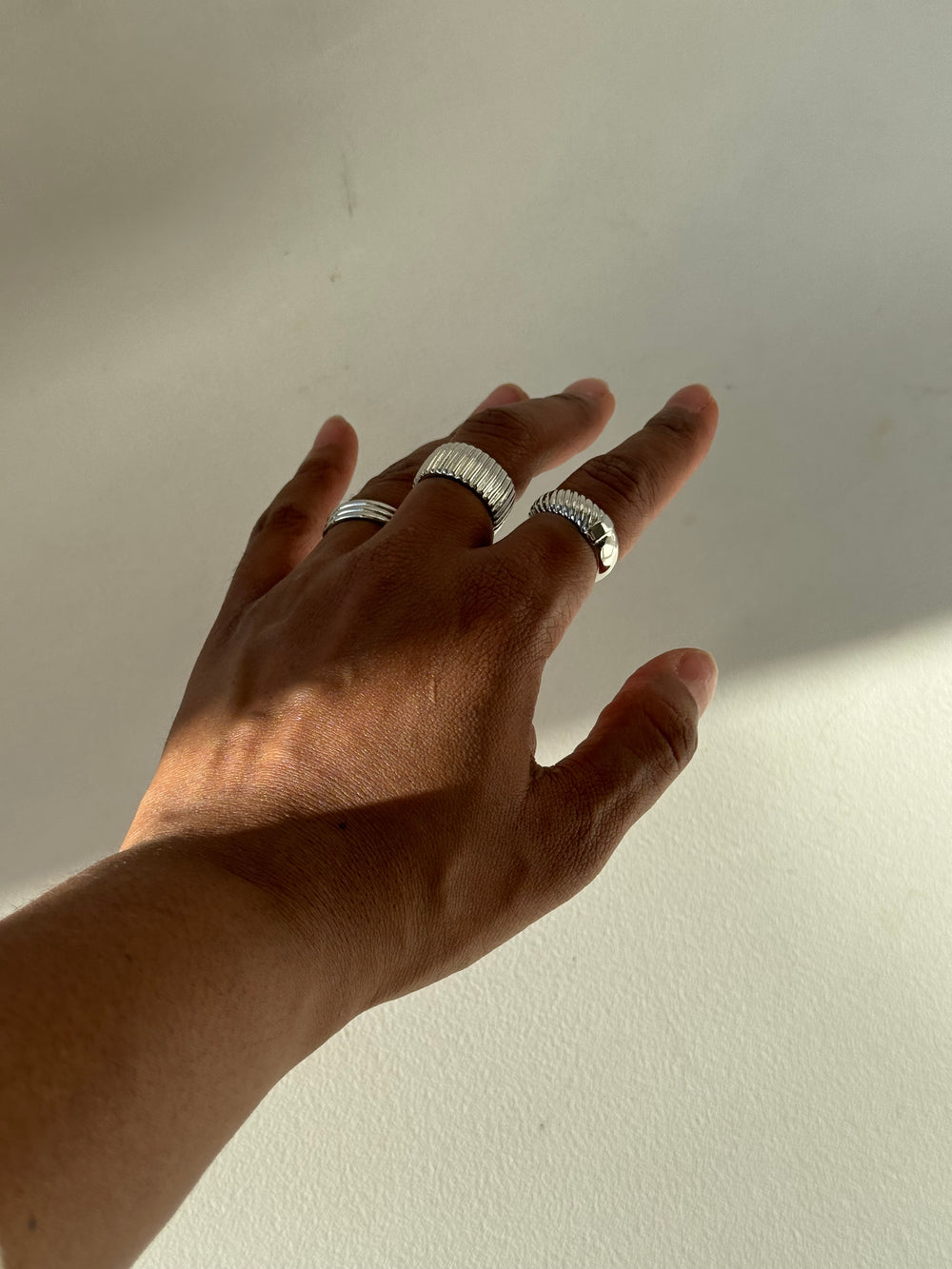 Sawyer Classic Ring Set In Silver