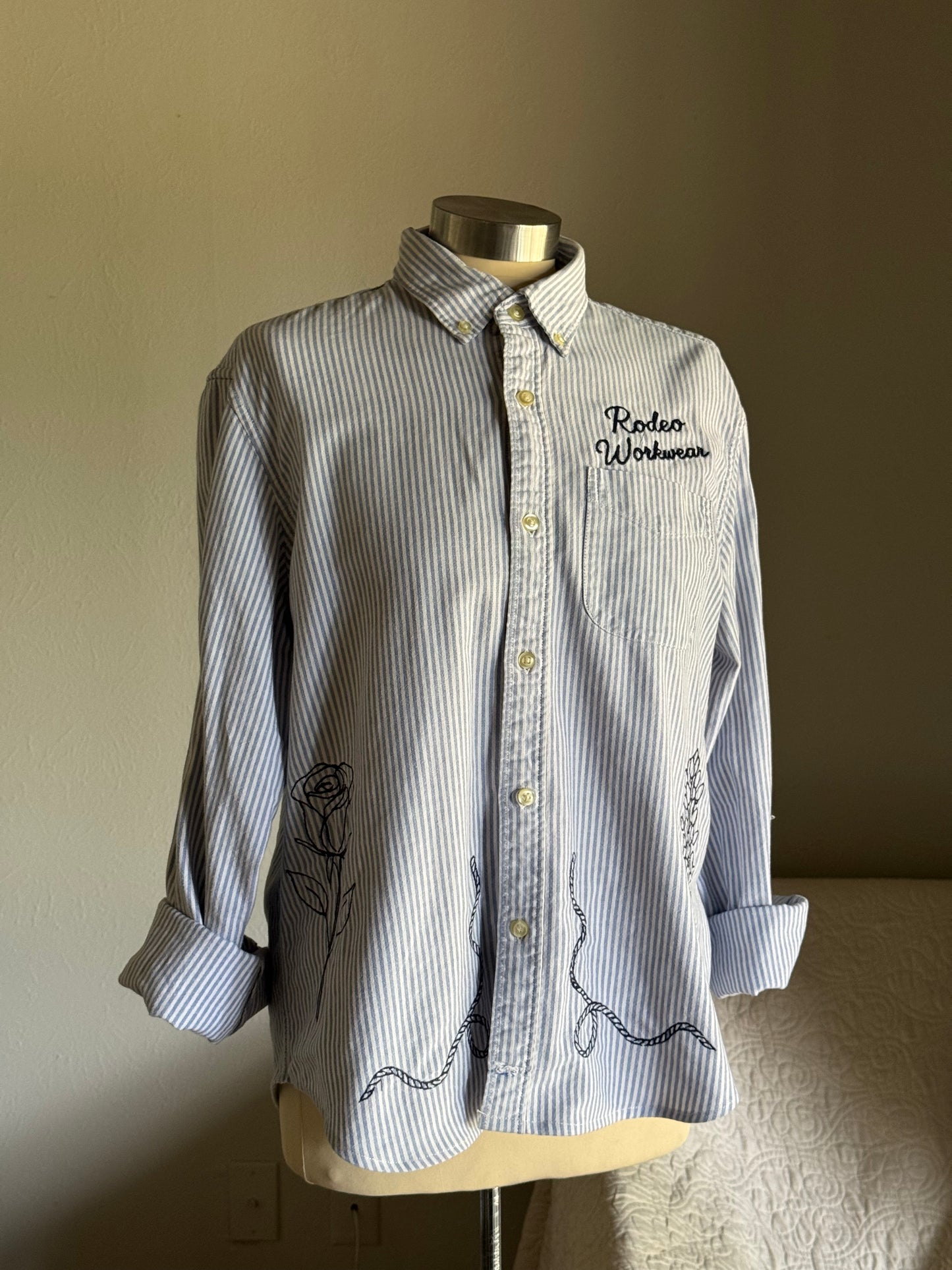 Jaxson Handcrafted Embroidered Button Down