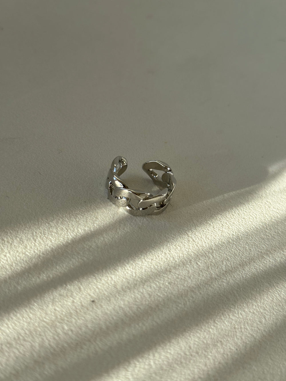 Reno Link Waterproof Chain Ring In Silver ￼
