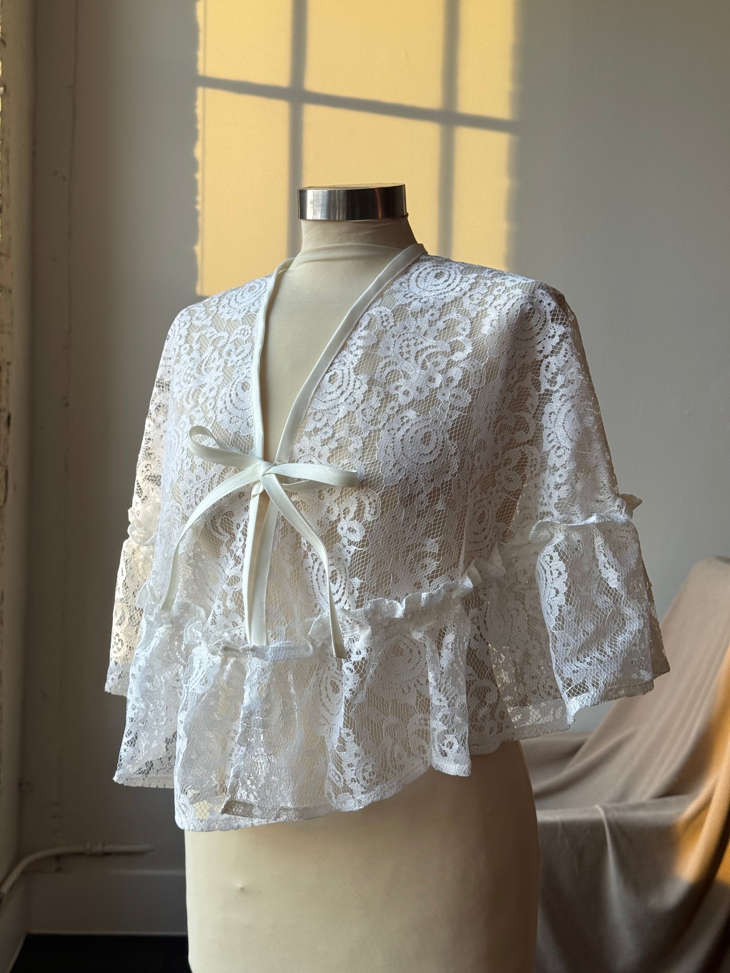 Jernigan Handcrafted Vintage Lace Cape