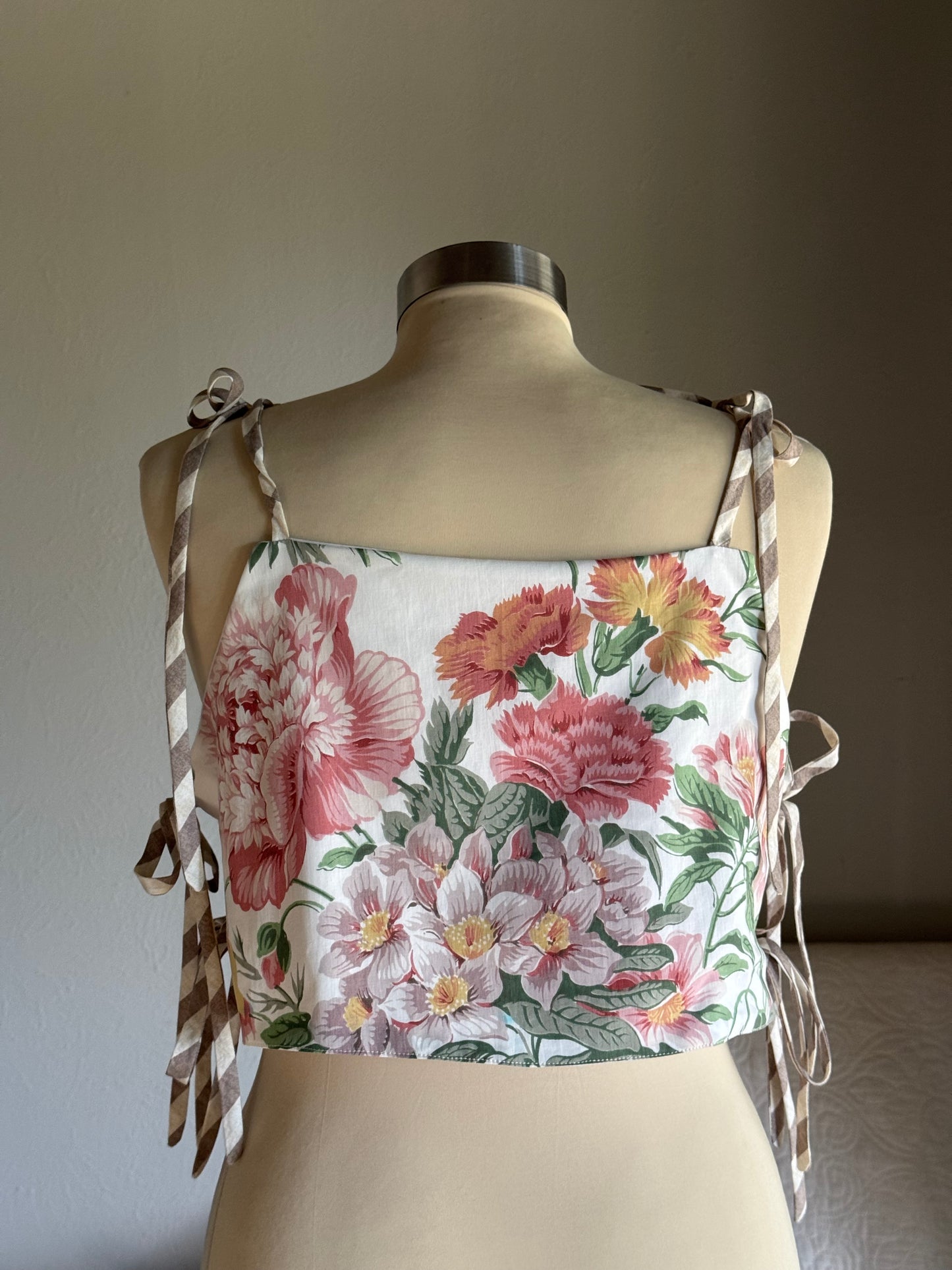 Katie Handcrafted Side Tie Top