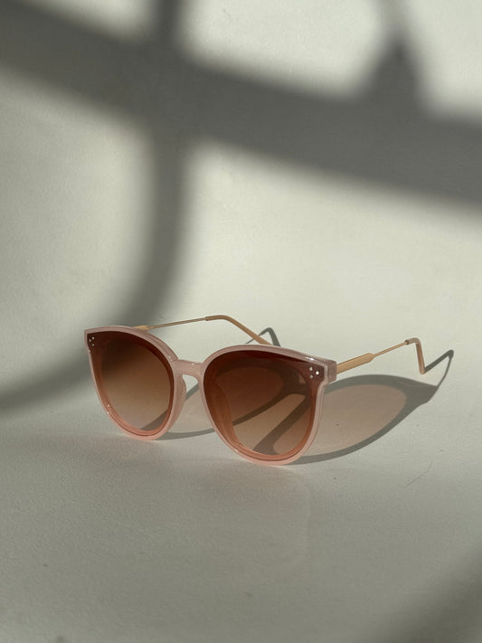 Priscilla Tri Sunglasses In Blush