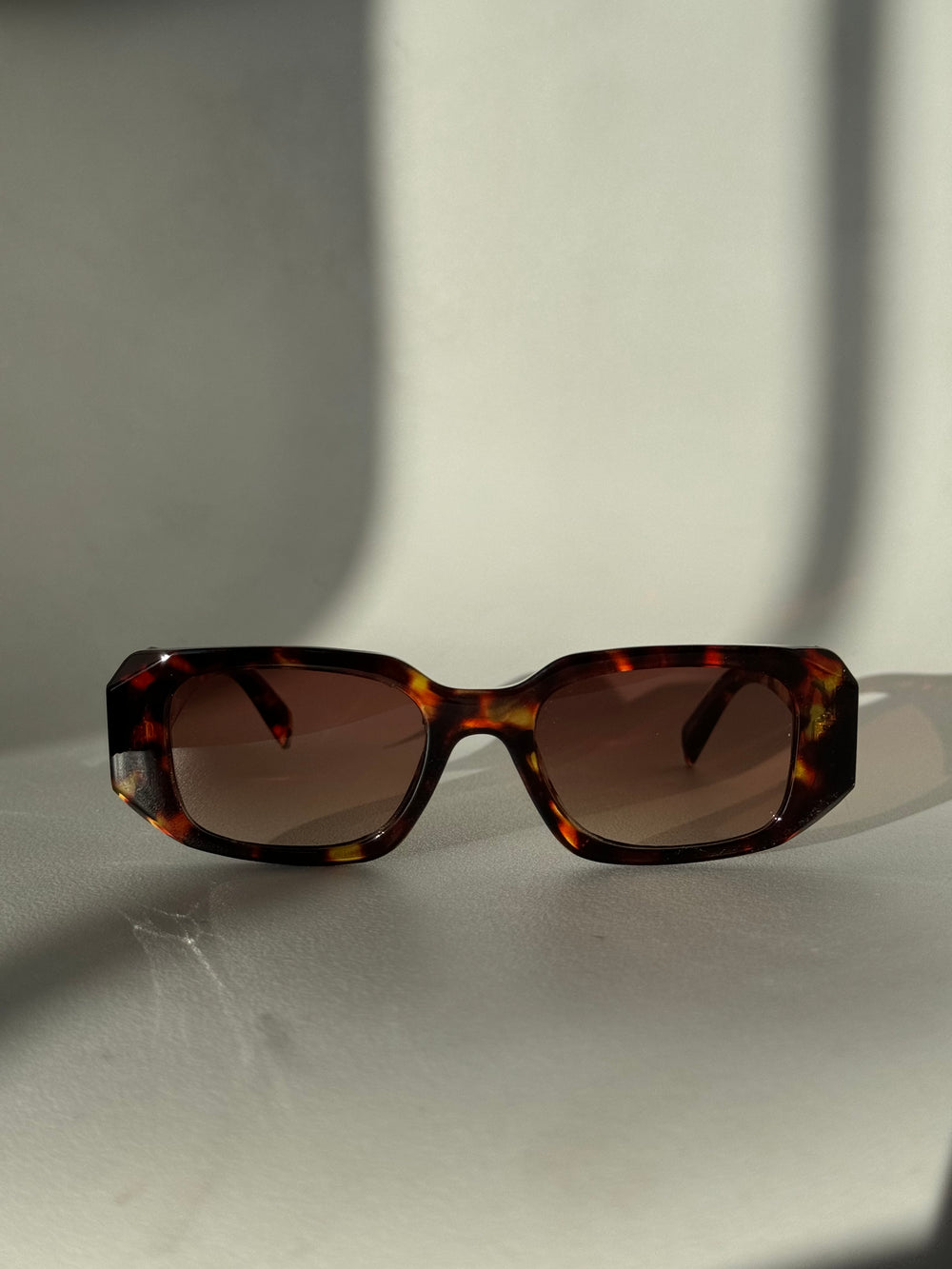 Tammy Square & Geo Sunglasses In Tortoise