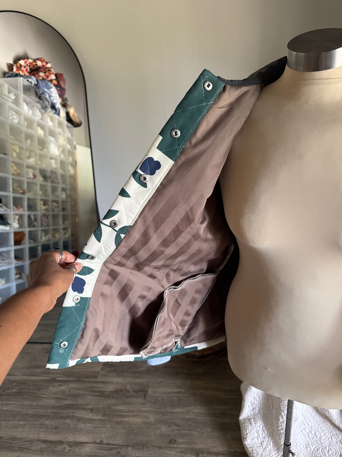 Joseph Handcrafted Vintage Quilt Jacket
