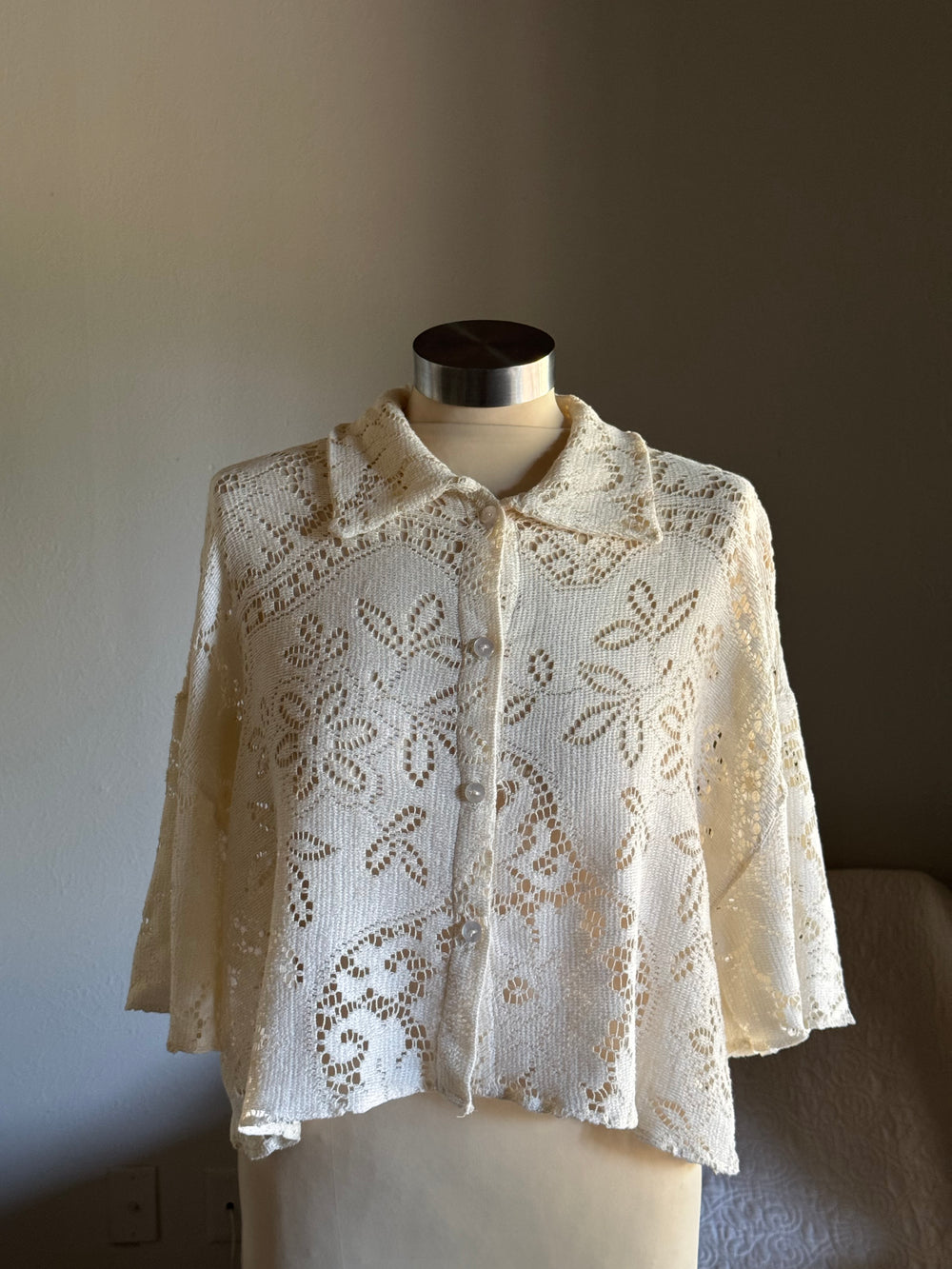 Judy Handcrafted Vintage Button Down In Natural
