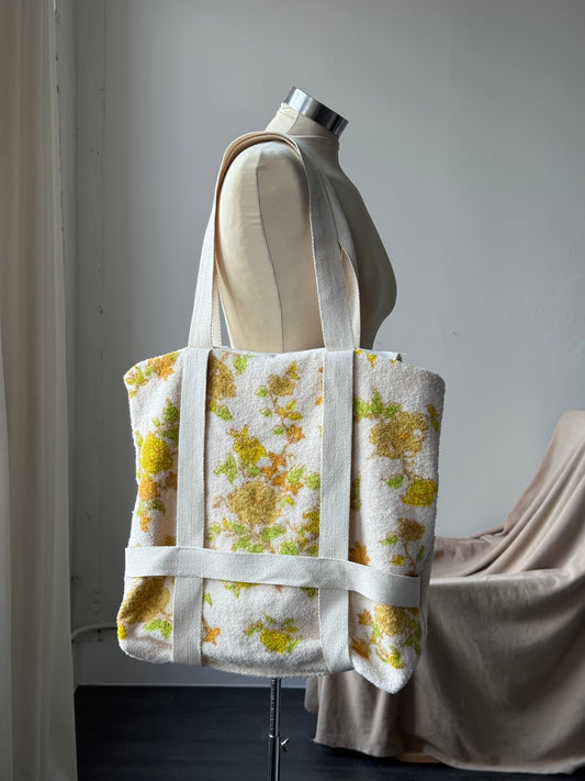 Magnus Vintage Handcrafted Cotton Tote Hat Holder Bag