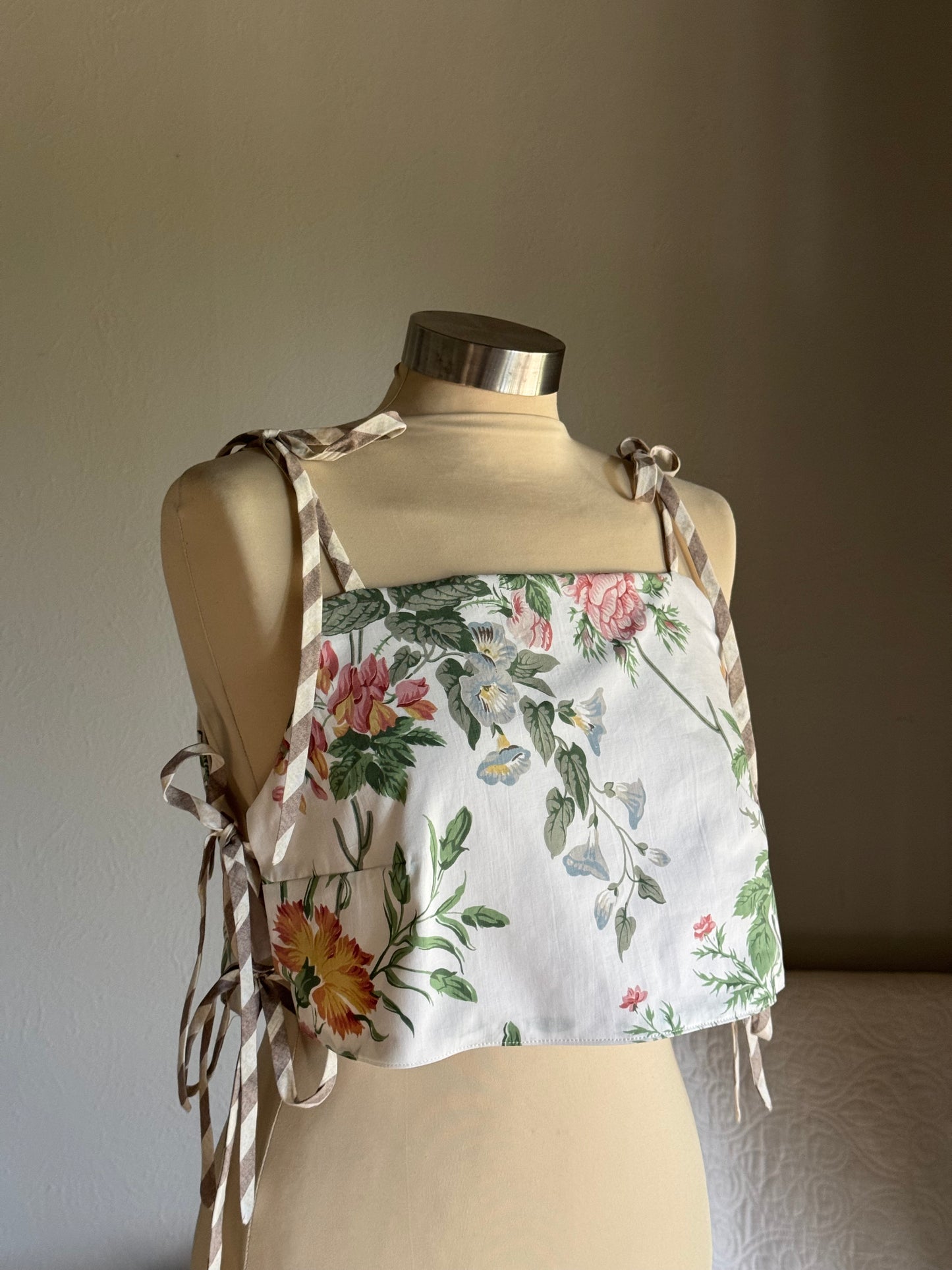 Katie Handcrafted Side Tie Top