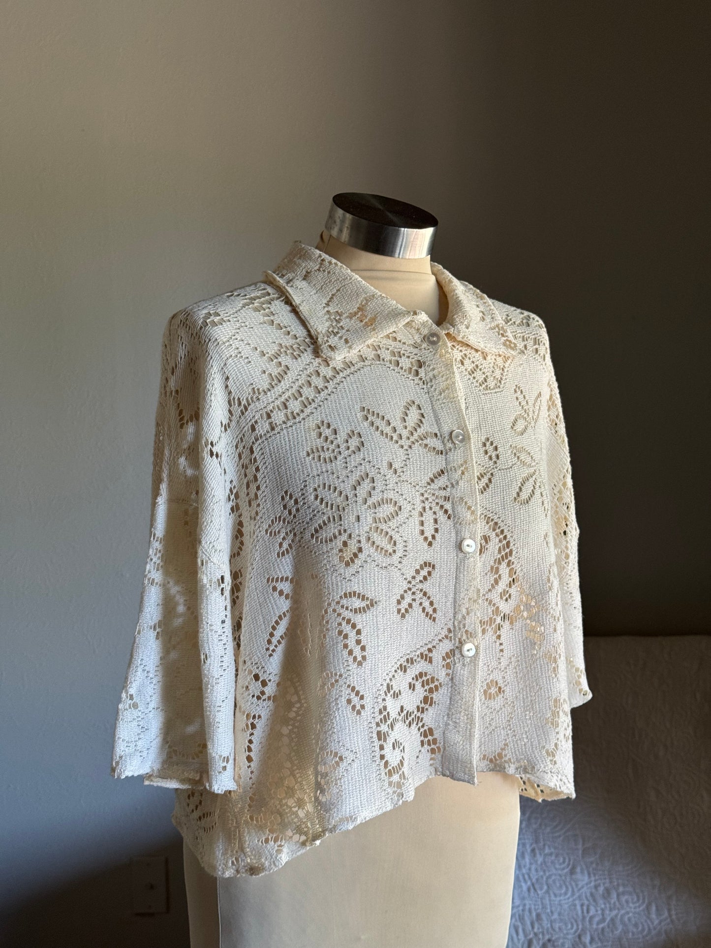 Judy Handcrafted Vintage Button Down In Natural