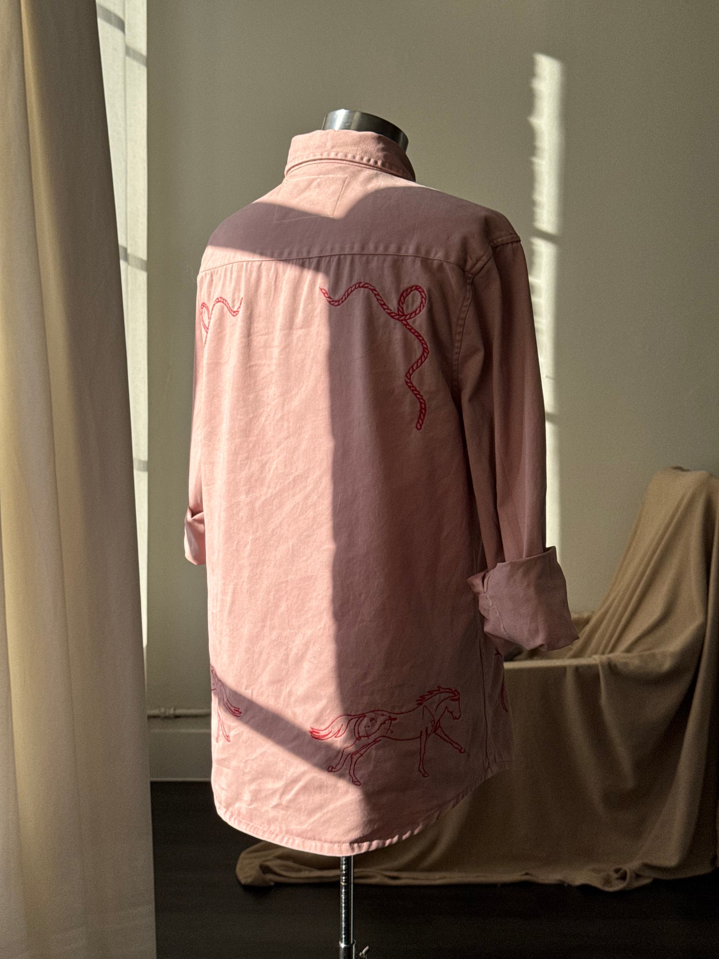 Jaxson Handcrafted Embroidered Rodeo Workwear Shacket The 2nd