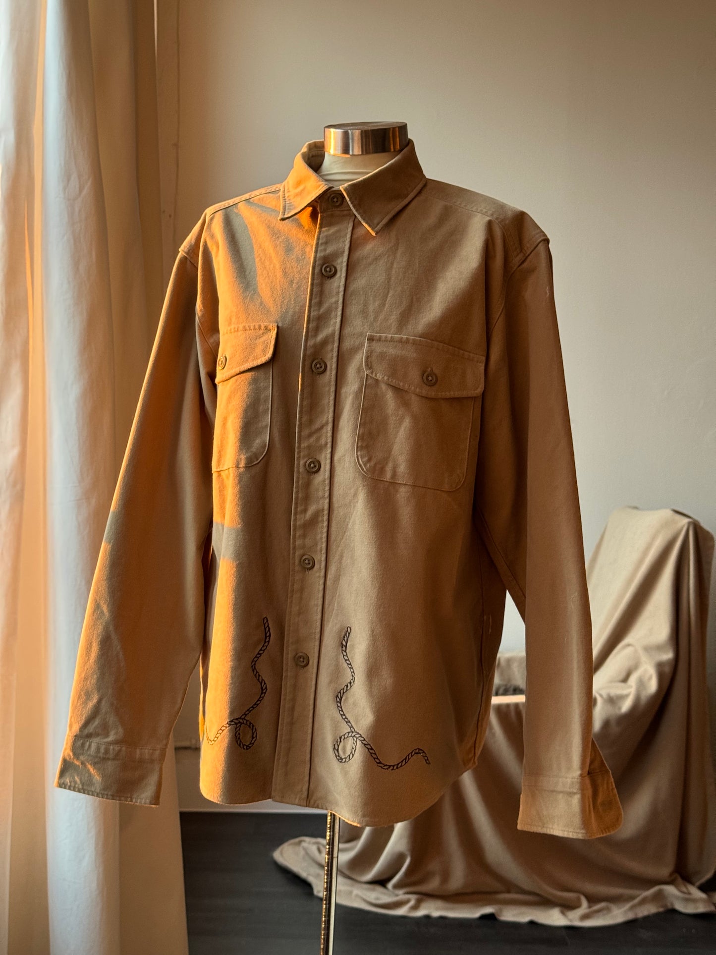 Jaxson Handcrafted Embroidered Shacket