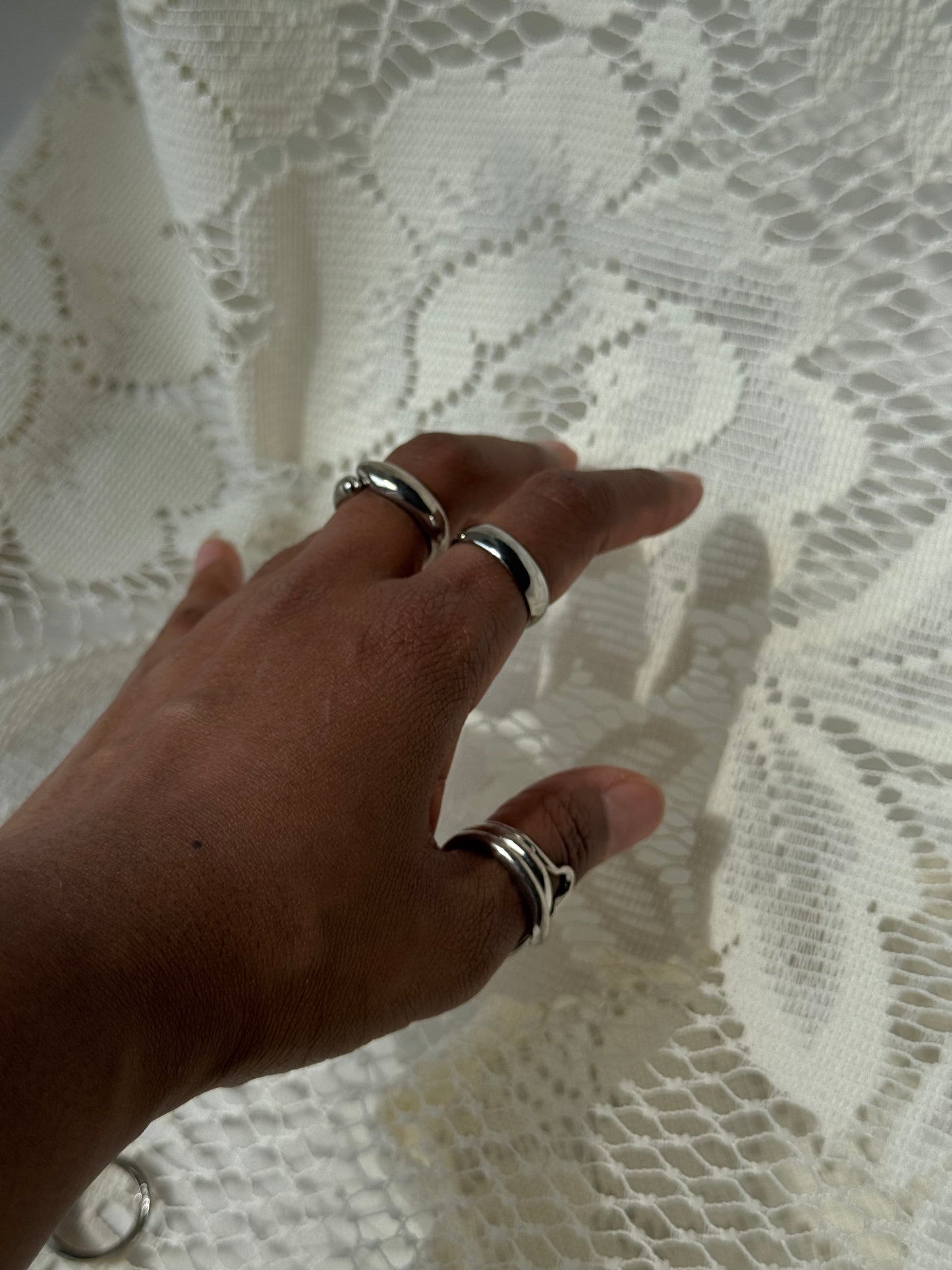 Oliver Classic Single Band Ring In Gunmetal Silver