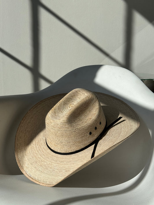 Clay Spring Summer Palm W/ Black Band Cowboy Hat