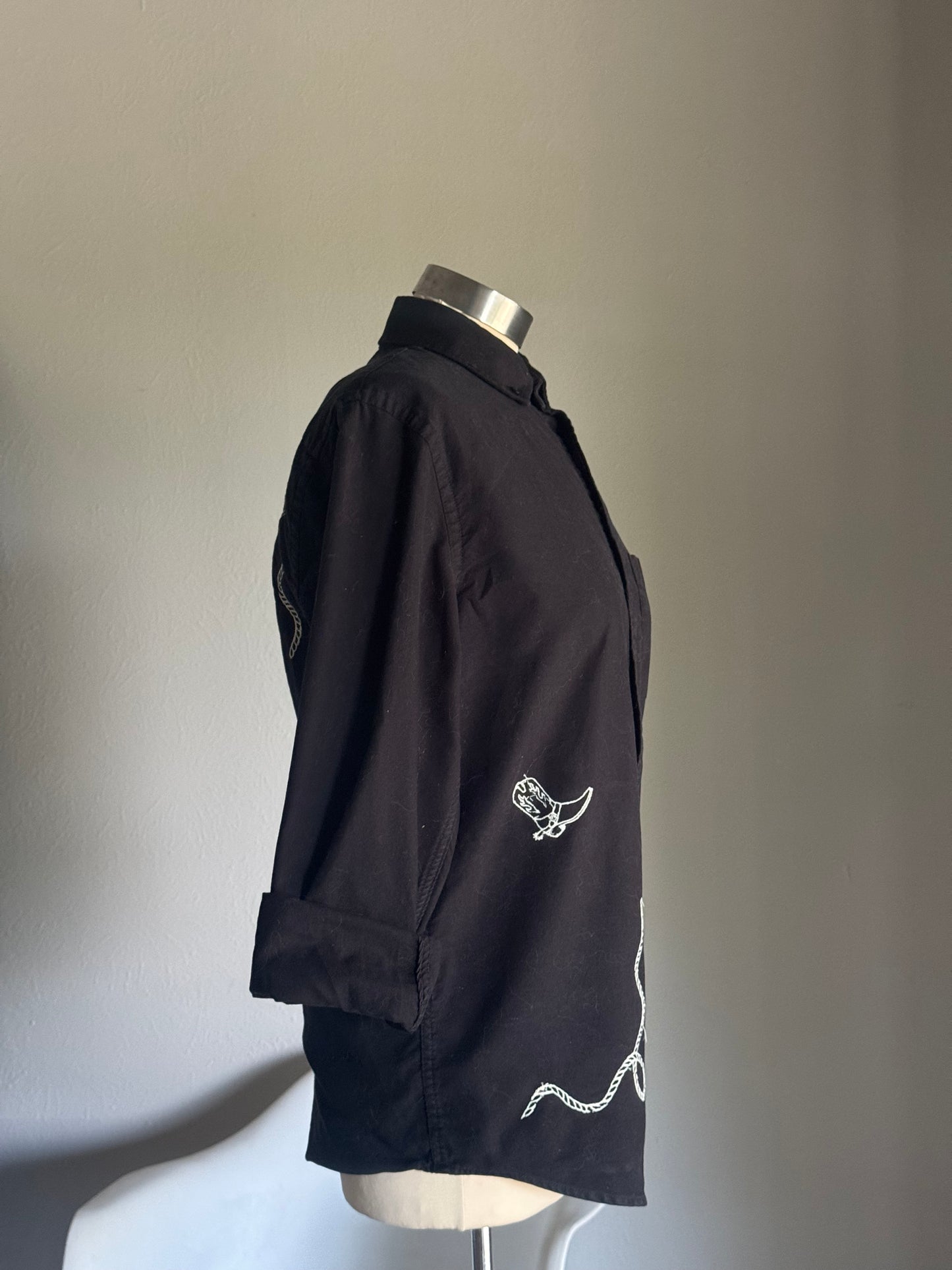 Jaxson Handcrafted Sad Songs Cotton Button Down Long Sleeve