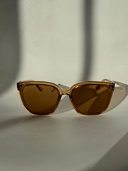 Barbell Stud Sunglasses In Tuape