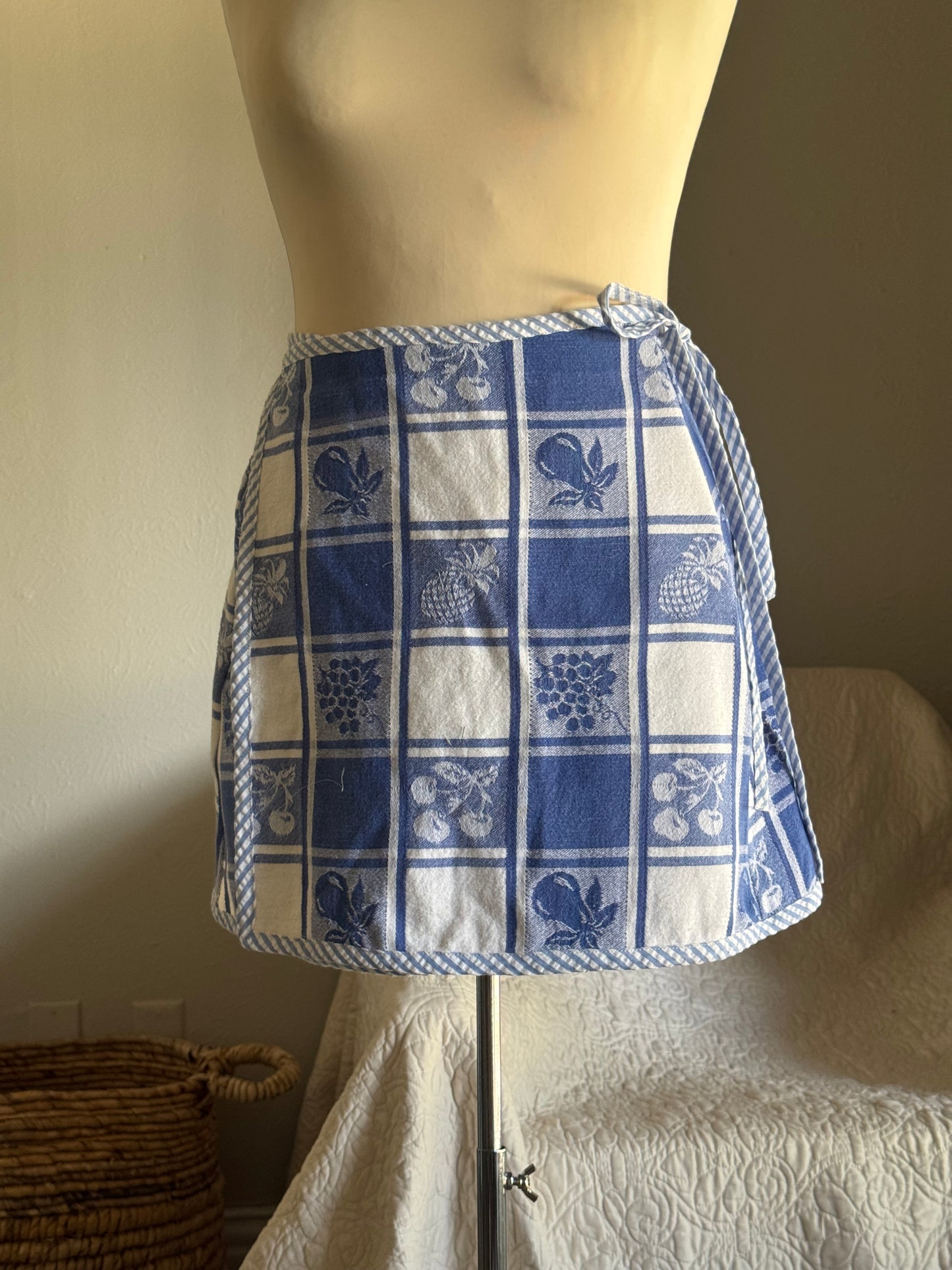 Delaney Handcrafted Vintage Wrap Skirt