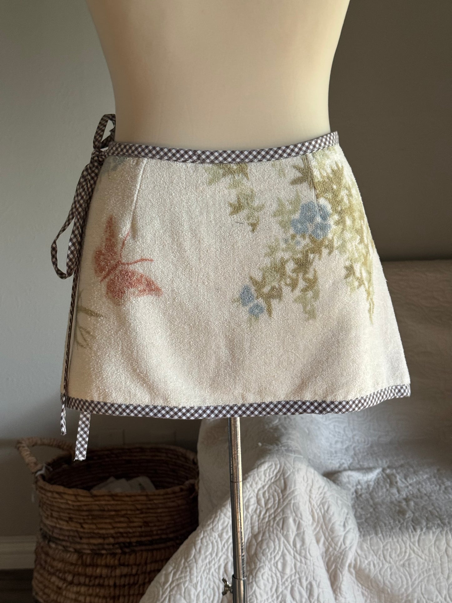 Handcrafted Towel Wrap Skirt