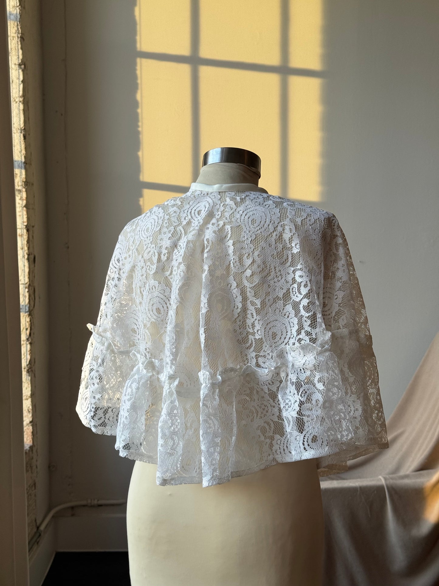 Jernigan Handcrafted Vintage Lace Cape
