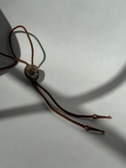 Handmade Agate Bolo Tie In Texas Cave