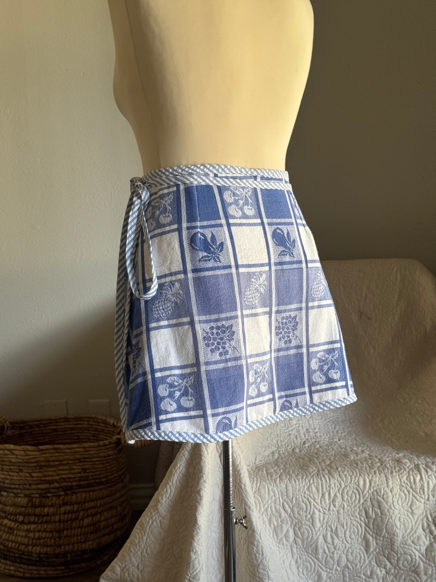 Delaney Handcrafted Vintage Wrap Skirt