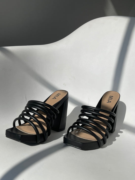 Melissa Slink Strap Platform Sandal In Black