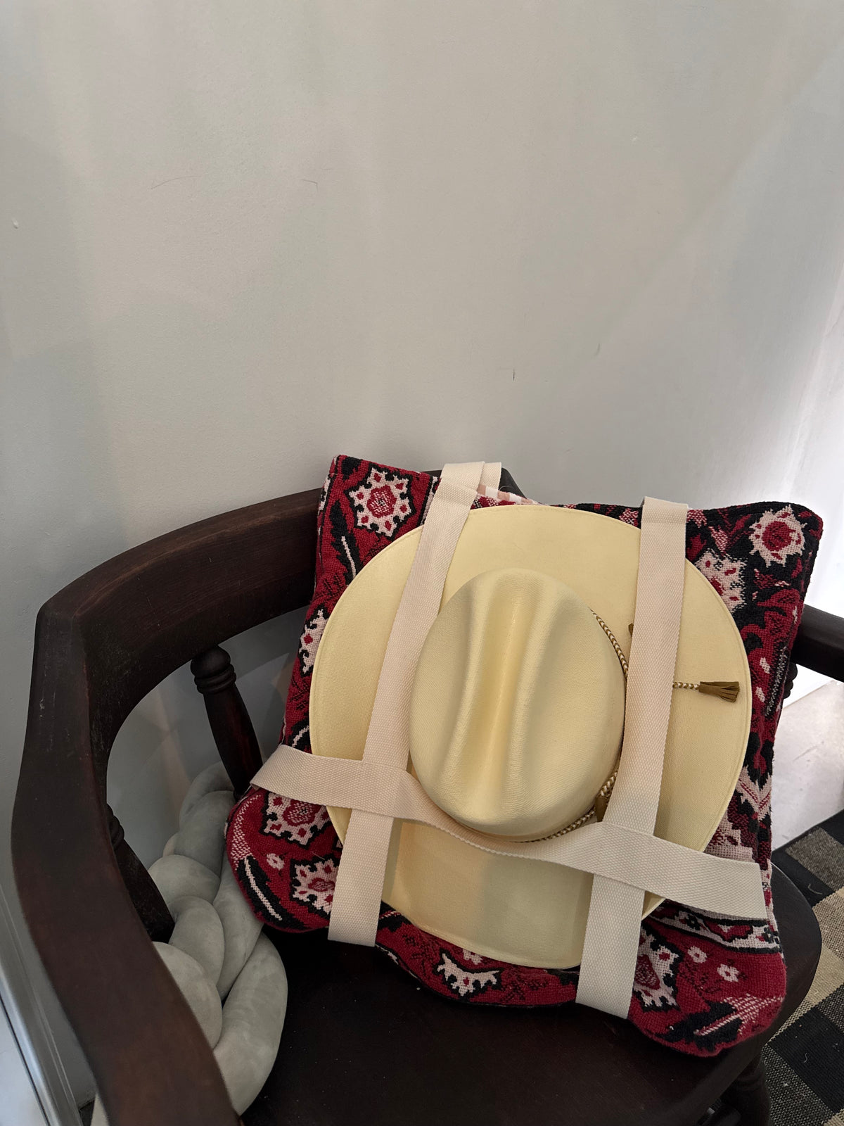 Haselden Handcrafted Hat Holder Tote Bag
